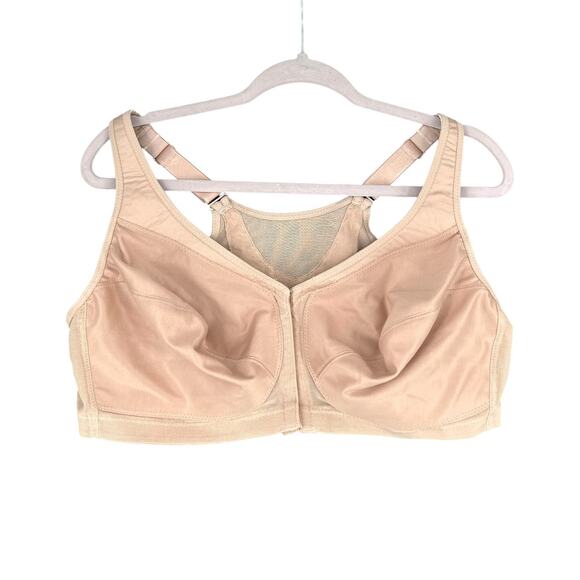 Glamorise Magiclift Front Closure Adjustable Straps Full Coverage Bra US‎ 44D - Picture 1 of 5
